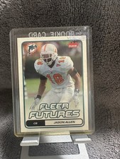 Fleer 2006 Fleer Futures Football Jason Allen Rookie Card #144 Miami Dolphins. rookie card picture