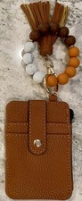 Tassel Wristlet Keychain Wallet  Card Case in One, Spring/Fall Accessor