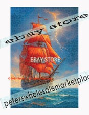 1000 piece jigsaw puzzle Maritime stormy sea
