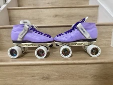 Riedell 695 Speed Skates Custom Painted Mens 6 Woman’s 7