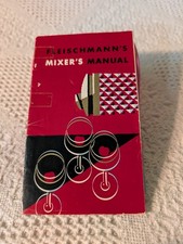 971 Fleischmann Mixer's Manual VTG 60s Graphics Joseph Binder New York Home Bar