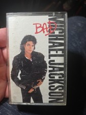Michael Jackson - BAD (Cassette Tape, Epic Records 1987) Vintage Classic TESTED!