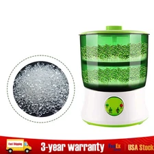 Automatic Bean Sprouts Machine Thermostat 2Layer Bean Sprouter Seed Sprout Maker