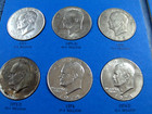 LIGHTLY CIRCULATED EISENHOWER DOLLAR COLLECTION COIN BOOK NICE CLAD COINS! — photo 5