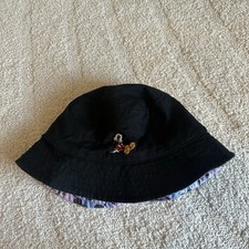 Disney Mickey Mouse Sitting Kids Reversible Bucket Hat Embroidered One Size