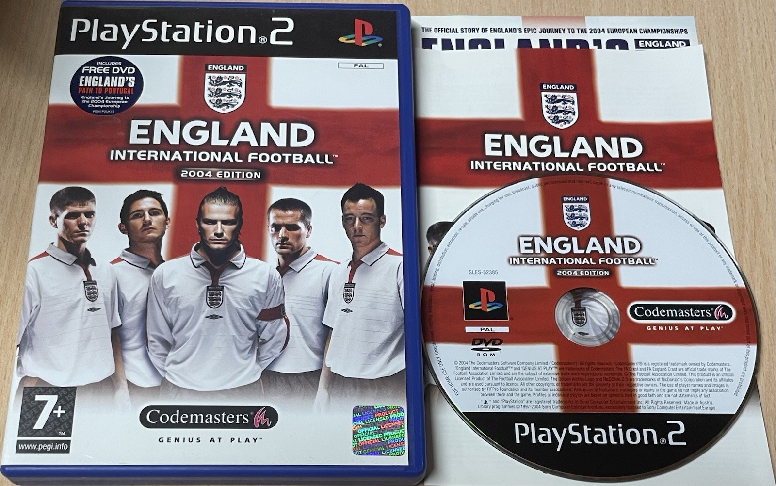 England International Football PS2 2004 Game Complete Clean Tested VGC Free Post