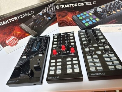 Native Instruments Traktor Kontrol X1 MK2 Z1 DJ Controller Set Japan  #O7096