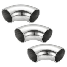3pcs 90 Degree Mandrel Bend Elbow 25mm Od Exhaust Elbow Exhaust Piping
