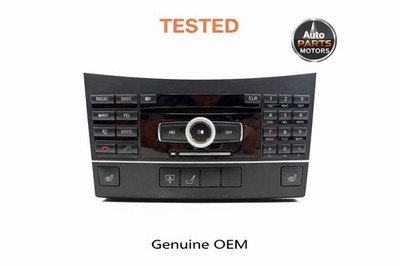 2010 Mercedes-Benz E350 Head Unit Audio Control Panel Radio CD OEM A2128202510