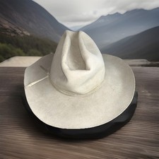 Vintage Resistol Self Conforming XXX Beaver Felt Cowboy Hat Long Oval 7 5/8