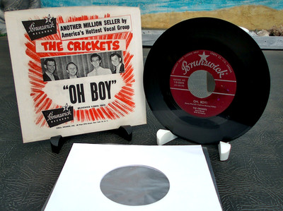 1 x Canadian Single  Buddy Holly And The Crickets Oh Boy Brunswick 55035