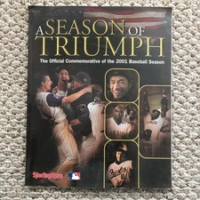 A Season Of Triumph 2001 Baseball Season Commemorative Book Sporting News HC
