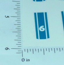 Matchbox 41C Ford GT Racer Hood Sticker MB-41C