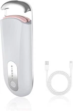 Heated Eyelash Curler for Natural Lashes 2-Level Adjustable Temperature Mini Ele