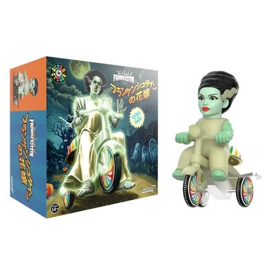 Super7 Super Cycles Universal Monsters Bride of Frankenstein with Wind-Up Glow T