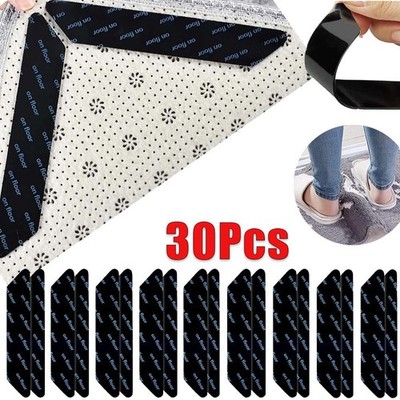 30er-Pack Antirutschmatte Teppichstopper Teppichgreifer Pad Aufkleber 13*2.5cm