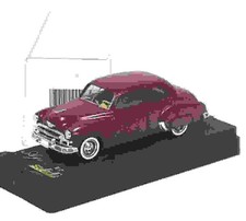 Solido 4508 1:43 Scale L'Age D'Or 1950 Chevrolet Sedan Die Cast Car W/Case EX