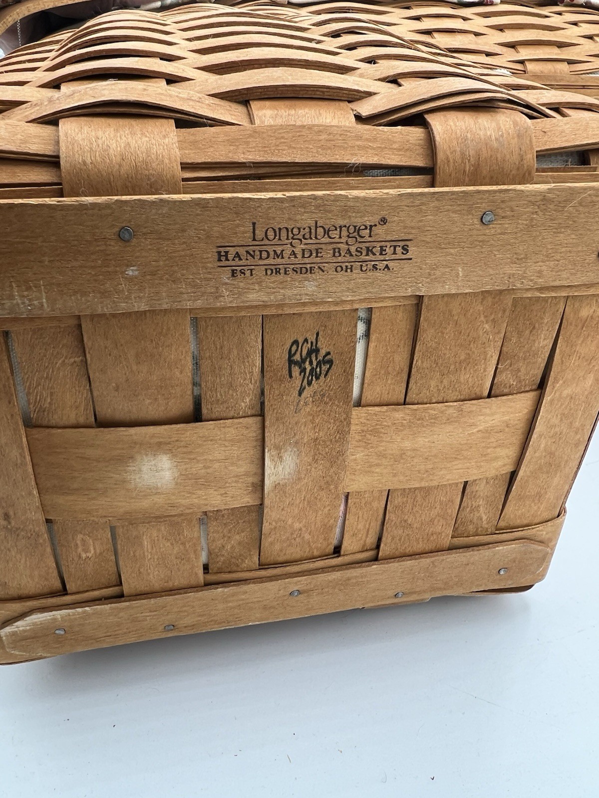 🧺Longaberger 2005 Odds & Ends / Stair Basket Combo–Rare & Functional Organizer!