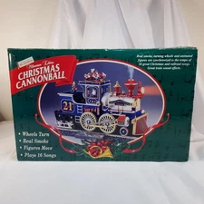 Mr. Christmas 1999 Millennium Ed. Cannonball Train Set 16 Christmas Songs WORKS!