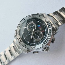 BMW M Power Motorsport Racing Style GTR GTS DTM Sport Design Chronograph Watch