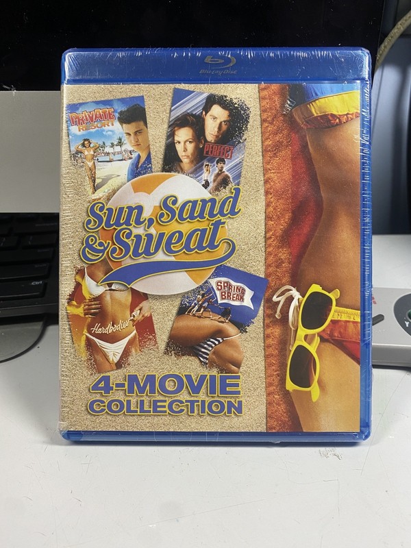 Sun, Sand and Sweat: 4 Movie Set (Blu-ray) Very Rare 80s Comedies New Sealed OOP