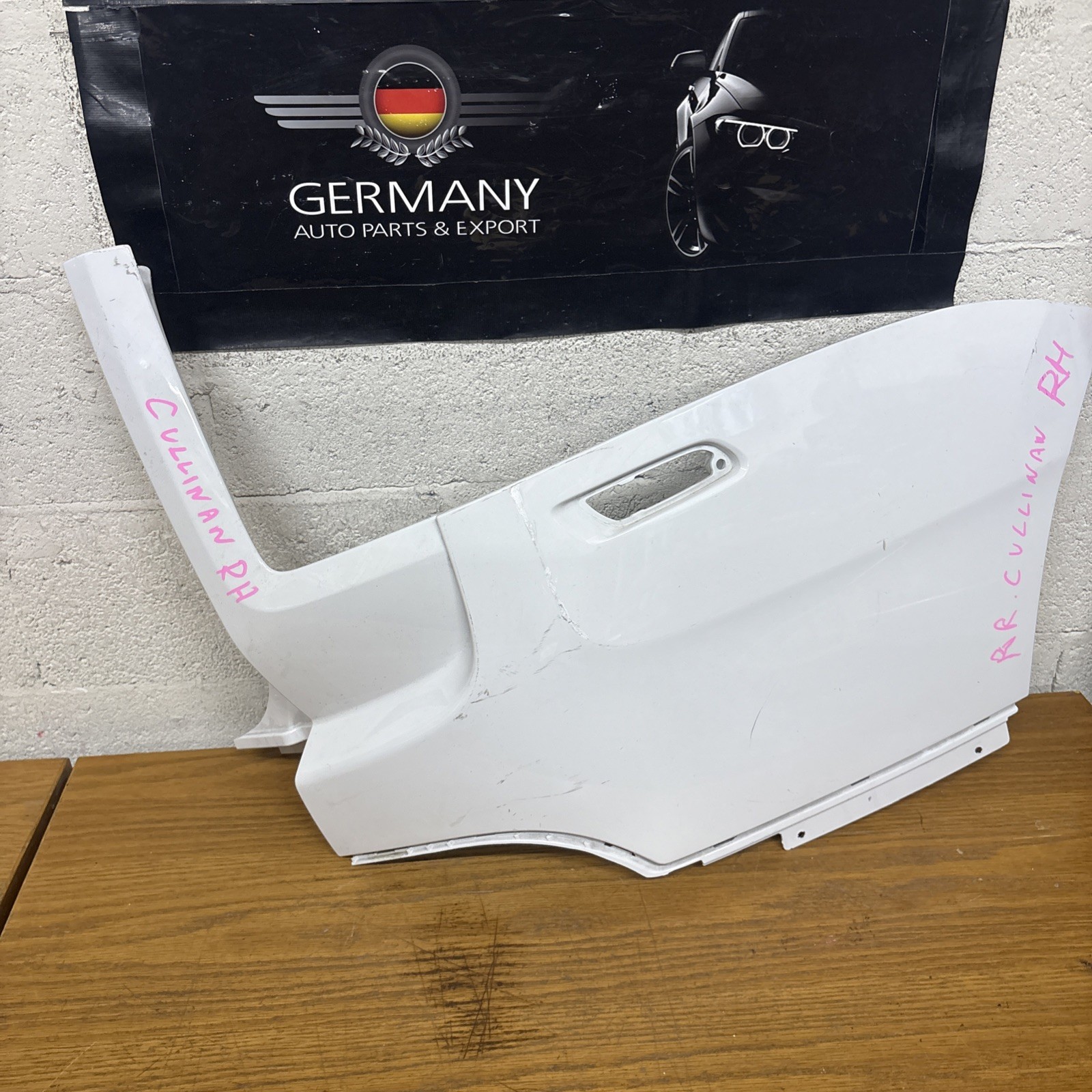 ROLLS ROYCE CULLINAN REAR BUMPER PANEL RH Right Side TRIM 2019-2023   OEM #3105