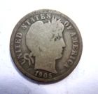 1905-O BARBER DIME 10C SILVER PHILADELPHIA MINT NICE RARE DATE COLLECTOR MICRO