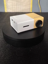 EEEKit 1080p Portable LED Mini Projector - White/Yellow