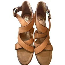Sofft Tan Strappy Heel Sandals never worn
