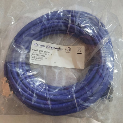 Sealed Extron 26-439-05 VGAP M-M BK Series 50' Cable