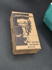 1960 Fleet Line Johnson 40 hp Outboard Boat Motor #43 Japan Battery Toy