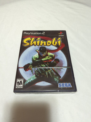 PS2 Game Shinobi New Factory Sealed In Box!! Awsome Must Have ! Classic!!!