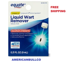 Equate Maximum Strength Liquid Wart Remover, 0.31 oz – Fast Free US Shipping