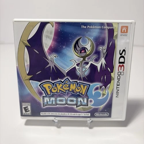 Pokemon Moon Nintendo 3DS Complete CIB Tested Authentic Clean Fast Shipping!