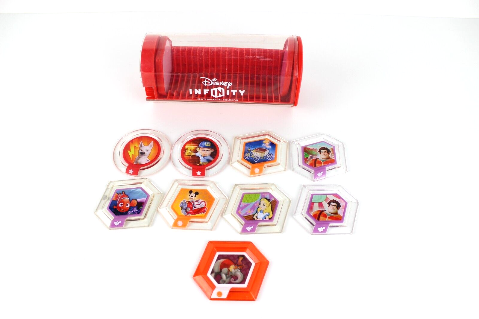 Disney Infinity Power Disc Bundle 9 Discs & Carry case eBay