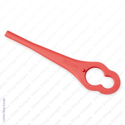 100 lame di ricambio in plastica per decespugliatore, tosaerba, lame di