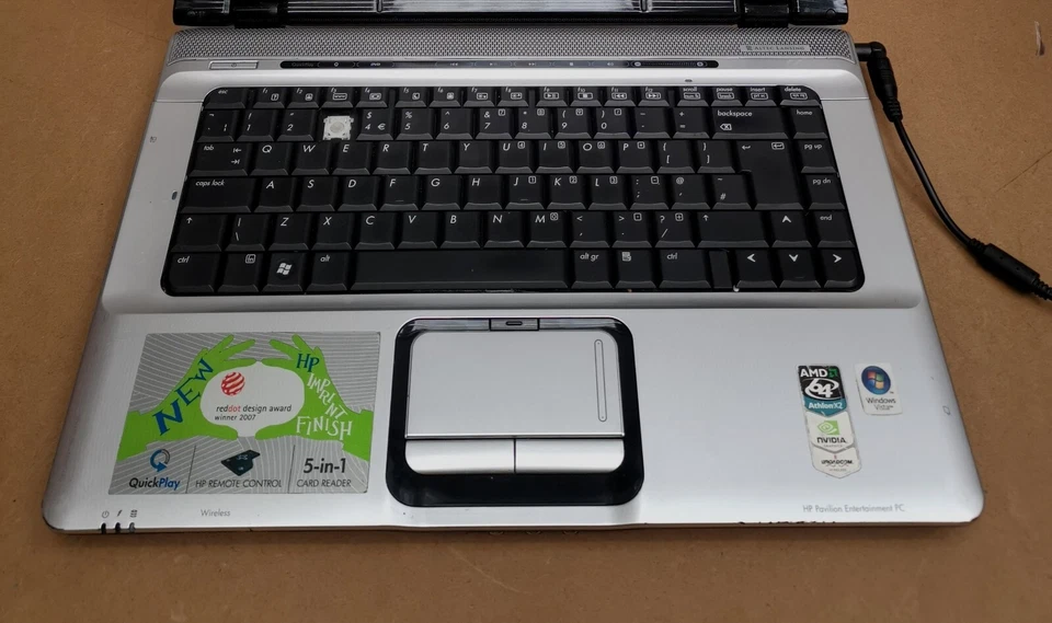 HP Pavilion DV6500 Personal Computer - Nero - Solo unità (GT379EA) 1G4M *DIFETTOSO* - Immagine 2 di 4