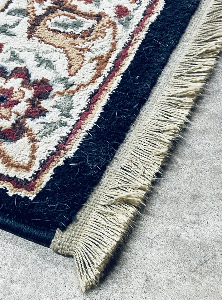 Alfombra de cocina oriental vintage Kathy Irlanda diseño floral 2x3 Agra Jaipur Foto 3 de 4