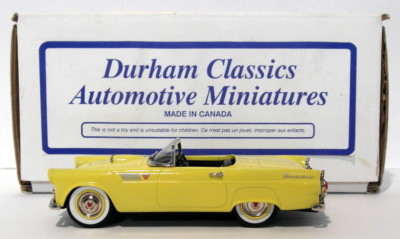 Durham Classics 1/43 Scale DC33A - 1955 Ford Thunderbird - Yellow