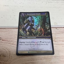 WORLD OF WARCRAFT, TGC / CCG, COORDINATED ATTACK, EPIC, FOIL.
