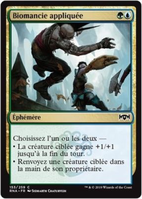 MTG Magic RNA - (x4) Applied Biomancy/Biomancie appliqué, French/VF