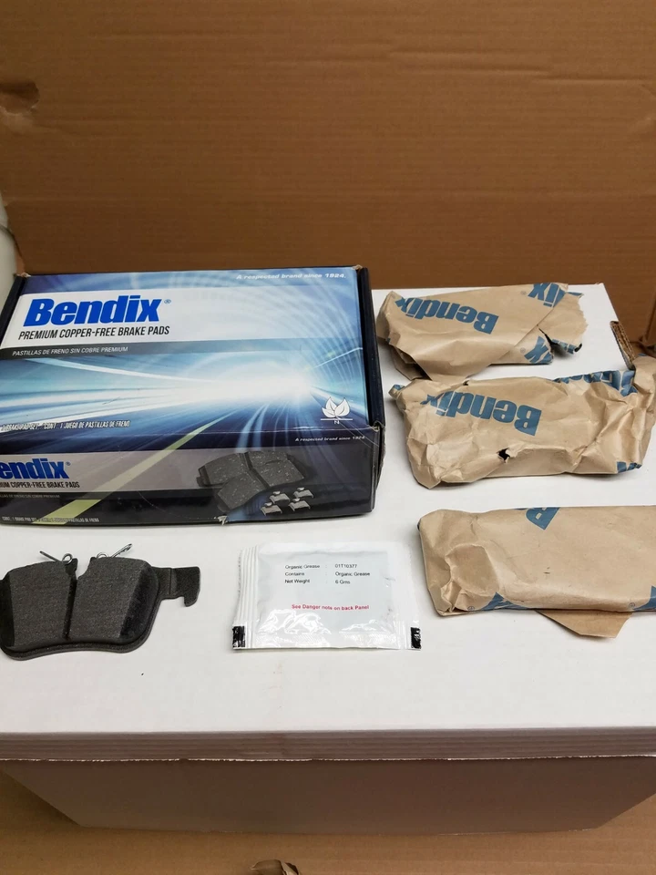 Pastillas de freno traseras VOLVO S90 S80 V90 V60 XC60 BENDIX CFM1938 sin cobre Foto 3 de 3