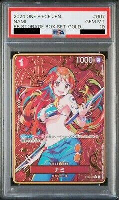 PSA 10 Nami ST01-007 Parallel Storage Box Gold Japanese One PSA 10 Nami ST01-007 Parallel Storage Box Gold Japanese One
