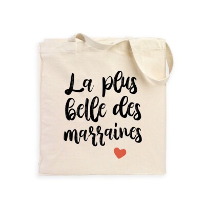 Tragetasche Tote Bag - LA PLUS BELLE DES MARRAINES