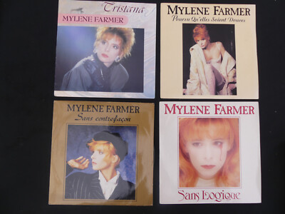 SET 4 SCHEIBEN 45T MYLENE FARMER ohne Gegenweg, sofern sie weich sind