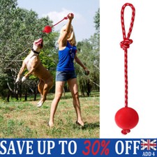 Dog Ball Chew Toys Indestructible Balls Tug Rope Pet Puppy Outdoor Training DO