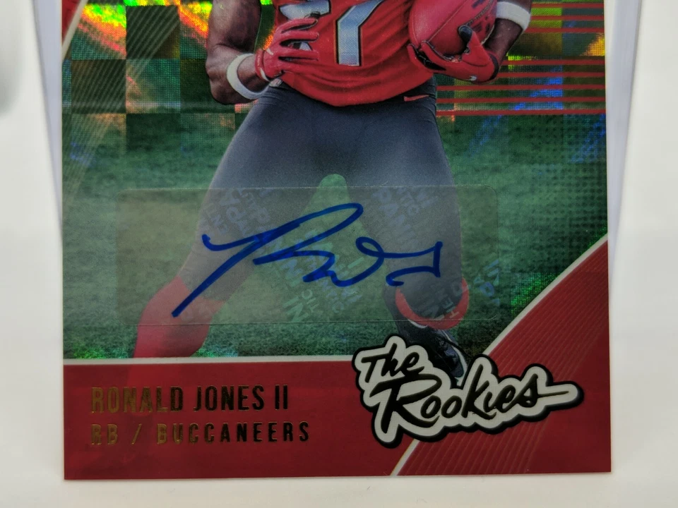 2018 Donruss The Rookies Ronald Jones II Rookie RC AUTO 242/499 Tampa Bay Bucs  - Image 4 of 4