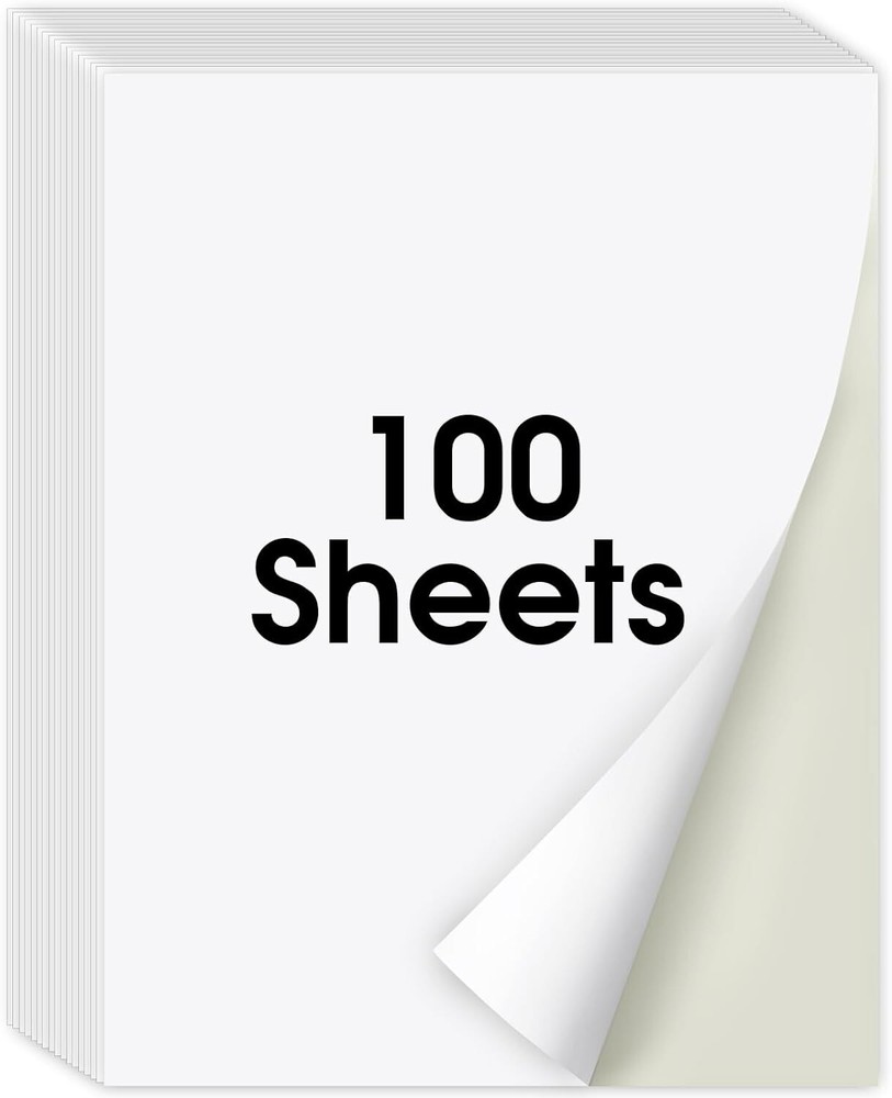 Koala Sticker Paper 100 Sheets for Inkjet & Laser Printers Shipping Labels  