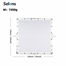Selens Portable Large Studio Photography Commercial Soft Light Diffusers Screen