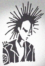 Punk Rocker Stencil Kids Teen Room Wall Painting Stencils